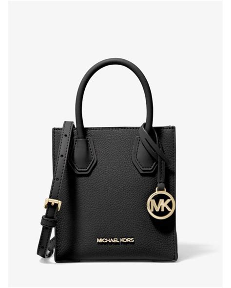 michael kors pebble leather handbags|michael kors mercer extra small.